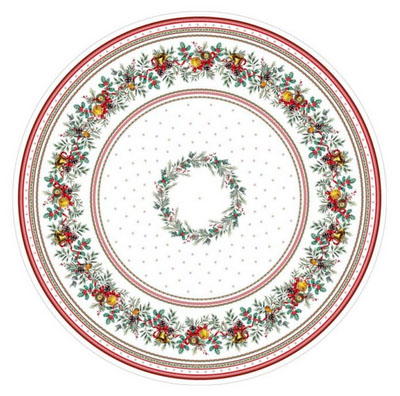 Round Tablecloth coated or cotton (Sylvestre) - Click Image to Close